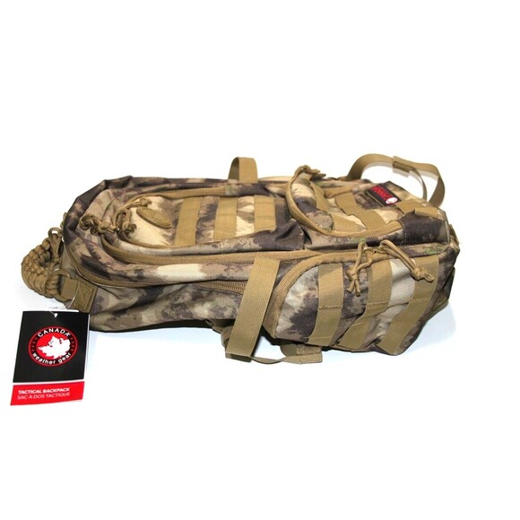 Canada Weather Gear Tactical Camo Print Backpack 100% Authentic NEW Compression - Picture 6 of 13